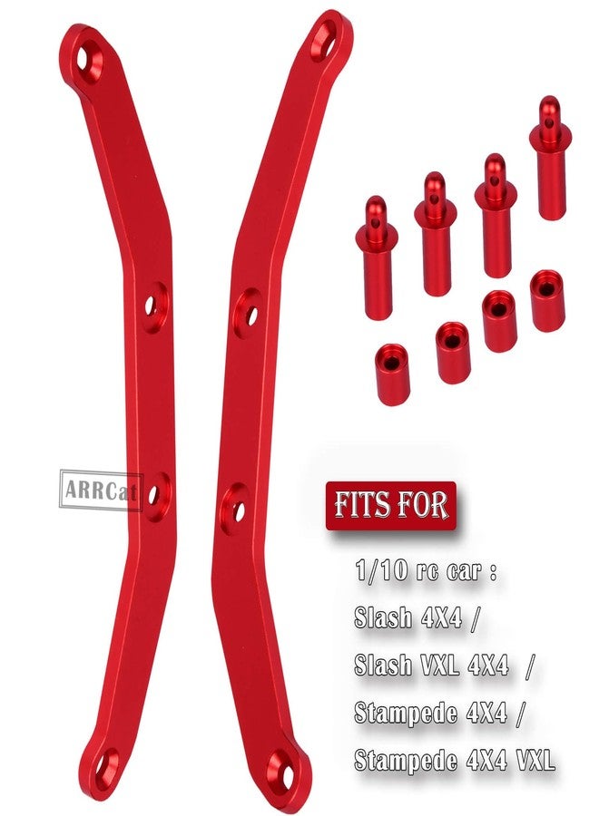 ARRCat Body Post Extensions,Aluminum Front & Rear Body Mount Post Set for 1/10 Slash 4X4 /Stampede 4X4 VXL,RC Hops Up Upgrades Parts for Stampede 4X4 VXL/Slash 4X4 VXL,Replace 6815R,Navy Blue - Image 2
